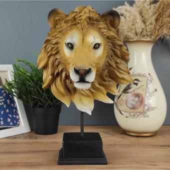 Hunga Aslan Kafası Standlı Biblo