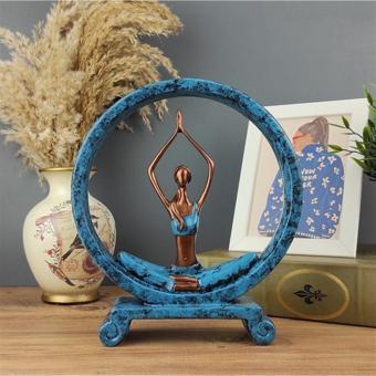 Hunga Yogacı Biblo Mavi Renk