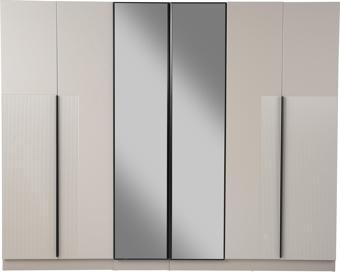 Ren 6 Kapaklı Gardırop %100 MDF 