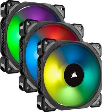 CORSAIR ML120 PRO ARGB 3 x 120mm Manyetik Levitasyon Fan - NODE CORE Kontrolcü