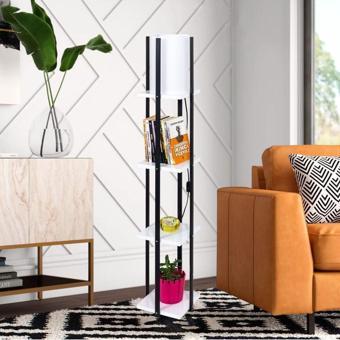 Rmd Shop Alize Raflı Lambader-Aksesuralık Ve Kitaplık