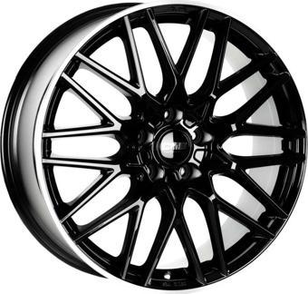 CMS-1062-19 7.0x17" -4x100 ET38 67.2 Diamond Rim Black Gloss Jant (4 Adet)