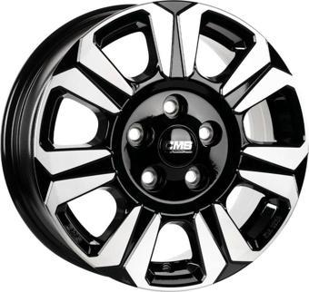 CMS-1469-05 6.5x17" -6x130 ET62 84.1 Diamond Black Gloss Jant (4 Adet)