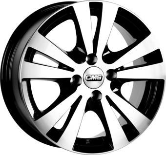 CMS-603-04 6.5x15"-4x108 ET15 65.1 Diamond Black Gloss Jant (4 Adet)