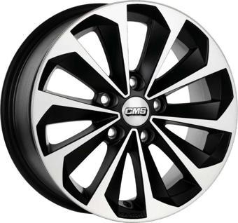 CMS-822-01 7.0x16"-5x114.3 ET45 67.2 Diamond Matt Black Jant (4 Adet)