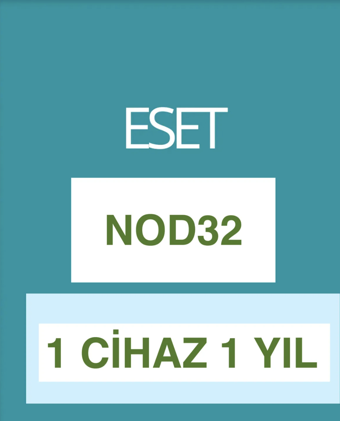 Eset NOD32 1 Cihaz 1 Yıl ( Dijital Teslimat)