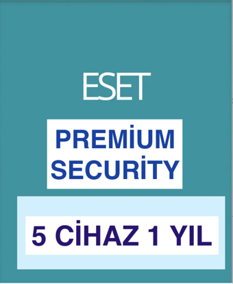 Eset Premium Security 5 Cihaz 1 Yıl ( Dijital Teslimat)