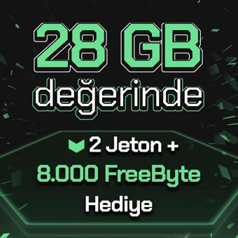 8.000 FreeByte + 2 Jeton