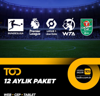 TOD Spor Extra+  Paketi - 12 Aylık (web-cep-tablet)