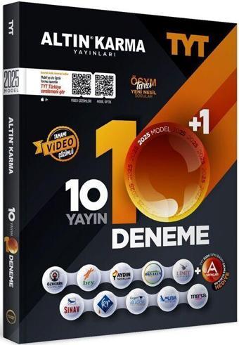 Altın Karma Yayınları 2025 Model TYT 10 Yayın 10 Deneme - Altın Karma Yayınları