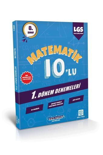 Teknotest 8. Sınıf Ilk Dönem 10'lu Matematik Denemeleri - Günay Yayınları