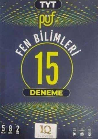 IQ Yayınları TYT Fen Bilimleri Püf 15 Deneme - PRF Paraf Yayınları