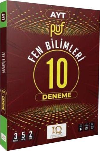 IQ Yayınları AYT Fen Bilimleri Püf 10 Deneme - PRF Paraf Yayınları