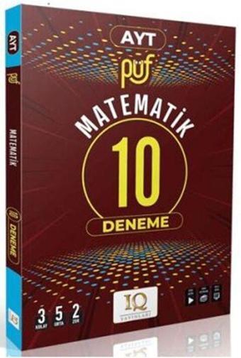 IQ Yayınları AYT Matematik Püf 10 Branş Denemesi - PRF Paraf Yayınları