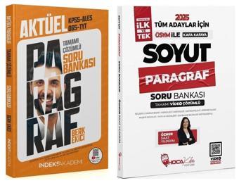 Hoca Kafası + İndeks 2025 KPSS TYT ALES DGS Soyut Paragraf Soru Bankası 2li Set Öznur Saat Yıldırım - İndeks Akademi Yayıncılık