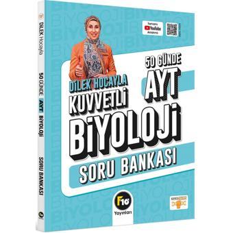 F10 Yayınları Dilek Hocayla AYT Biyoloji 50 Günde Soru Bankası - F10 Yayınları