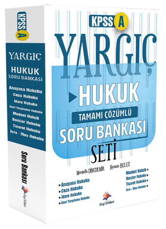Dizgi Kitap KPSS A Grubu Hukuk YARGIÇ Soru Bankası Seti Çözümlü Dizgi Kitap - Dizgi Kitap Yayınları
