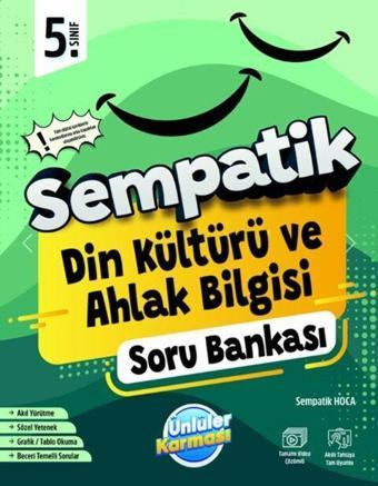 Ünlüler Karması 5. Sınıf Din Kültürü ve Ahlak Bilgisi Sempatik Soru Bankası - Ünlüler Karması Yayınları