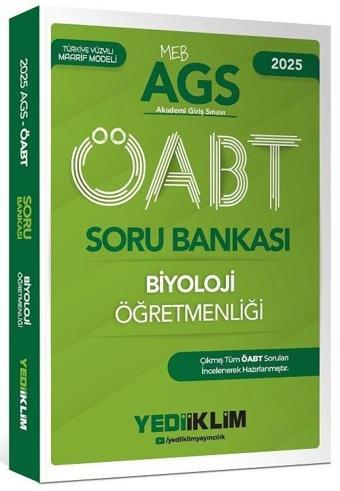 Yediiklim 2025 ÖABT MEB-AGS Biyoloji Öğretmenliği Soru Bankası Yediiklim Yayınları - Yediiklim Yayınları