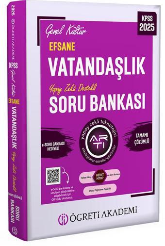 Öğreti 2025 KPSS Genel Kültür Efsane Vatandaşlık Tamamı Çözümlü Soru Bankası Öğreti Akademi - Öğreti Akademi