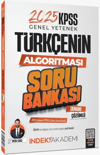 İndeks Akademi 2025 KPSS Türkçenin Algoritması Soru Bankası Çözümlü - Berk Ekici İndeks Akademi - İndeks Akademi Yayıncılık