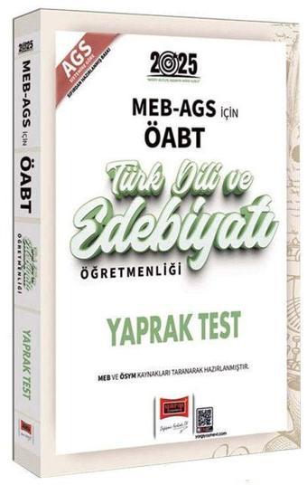Yargı 2025 ÖABT MEB-AGS Türk Dili ve Edebiyatı Öğretmenliği Yaprak Test Yargı Yayınları - Yargı Yayınları