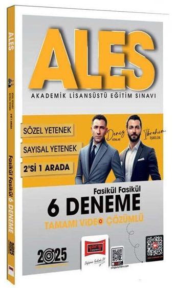 Yargı 2025 ALES Sayısal-Sözel Yetenek 2 si Bir Arada 6 Deneme Fasikül Çözümlü - Yargı Yayınları