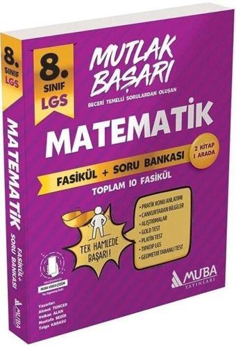 Muba Yayınları LGS 8. Sınıf Matematik Mutlak Başarı Fasikül Konu Anlatımı ve Soru Bankası - Muba Yayınları