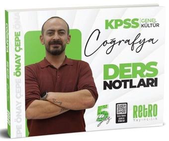 Retro 2025 KPSS Coğrafya 5Yüz Ders Notları - Önay Çepe Retro Yayıncılık - Retro Yayıncılık