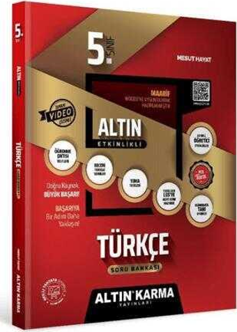 Altın Karma 5. Sınıf Türkçe Soru Bankası Etkinlikli Kazanım Altın Karma Yayınları - Altın Karma Yayınları