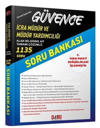 Doru İcra Müdür ve Müdür Yardımcılığı Güvence Soru Bankası Çözümlü Görevde Yükselme Doru Yayıncılık - Dizgi Kitap Yayınları