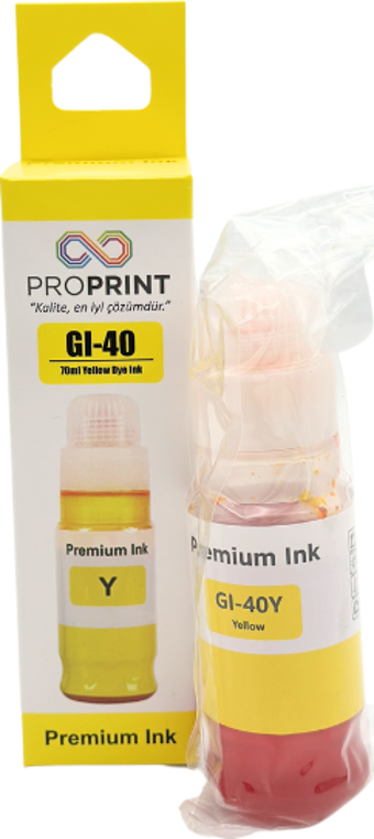 ProPrint Canon GI-40 Sarı Muadil Mürekkep 70 ML G6040