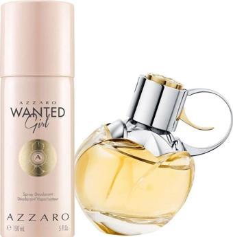 Azzaro Wanted Girl EDP 50 ml + Deodorant 150 ml Kadın Parfüm Seti