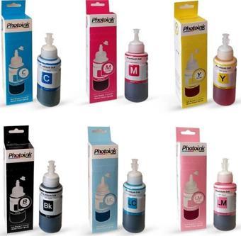 Photoink Epson L810 6 Renk Muadil Mürekkep T673