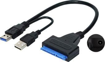 Usb 3.0 to 2.5-3.5 inç Sata Çevirici + 12 volt Adaptör