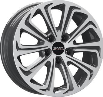 EMR-G690-103 7.0x16" -5x108 ET35 73.1 Titan Grey Diamond Jant (4 Adet)