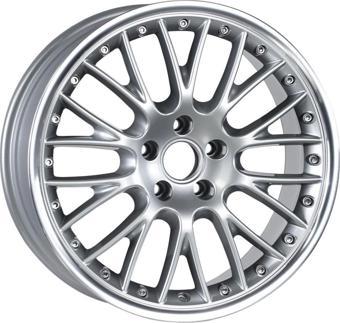 EMR-E441-16 8.0x18-5x112 ET45 66.45 Silver Lip Polished Jant (4 Adet)