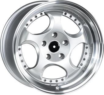 EMR-L2384-01 8.5x17" -5x120 ET28 72.6 Silver Lip Polish-Chrome R Jant (4 Adet)