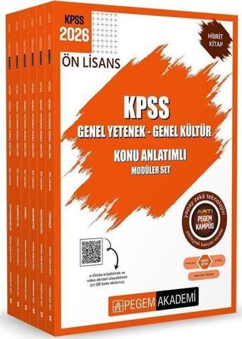 Pegem 2026 KPSS Ön Lisans Konu Anlatımlı Modüler Set Pegem Akademi Yayınları - Pegem Akademi Yayıncılık