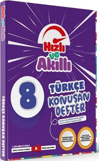 Tammat Yayıncılık 8. Sınıf LGS Türkçe Hızlı ve Akıllı Defter Konuşturan Defter - Tammat  Yayıncılık