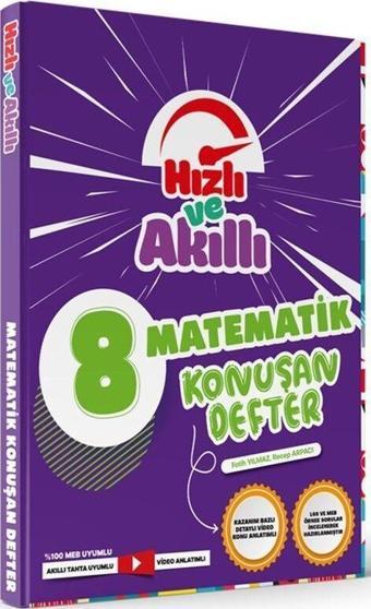 Tammat Yayıncılık 8. Sınıf LGS Matematik Hızlı ve Akıllı Defter Konuşturan Defter - Tammat  Yayıncılık