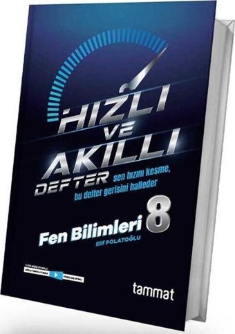 Tammat Yayıncılık 8. Sınıf LGS Fen Bilimleri Hızlı ve Akıllı Defter - Tammat  Yayıncılık