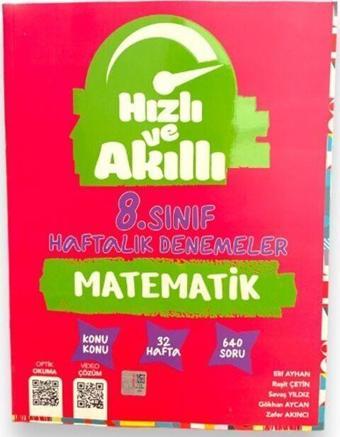 Tammat Yayıncılık 8. Sınıf Matematik Hızlı ve Akıllı Haftalık Deneme - Tammat  Yayıncılık