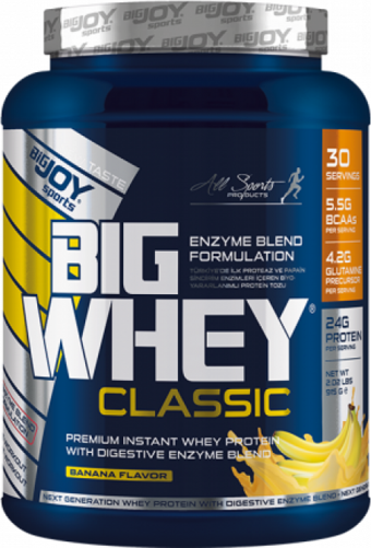 Bigjoy BigWhey Classic Whey Protein Aromalı 990 gram - Muz