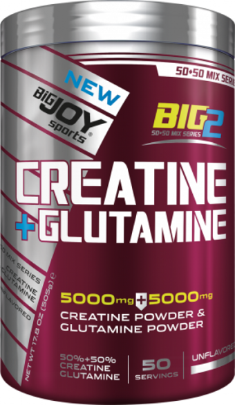 Bigjoy Big2 Creatine+Glutamine Aromasız 505 gram