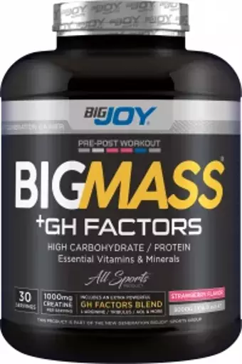 Bigjoy BigMass +Gh Factors Aromalı 3000 gram - Çilek