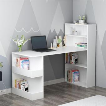 DemonteHome Ni̇rvanadh 120X60 Cm Ki̇taplikli Çalişma Masasi Beyaz
