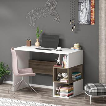 DemonteHome Belladh Çalişma Masasi Beyaz Cevi̇z
