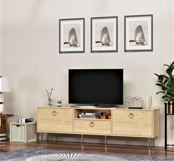 DemonteHome Soledh 180 Cm Tv Üni̇tesi̇ Sehpasi Safi̇rmeşe