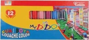 Guaj Boya Tüp 12 Renk 9 Ml My54